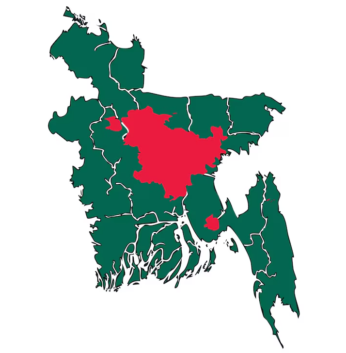 Service Area All Bangladesh